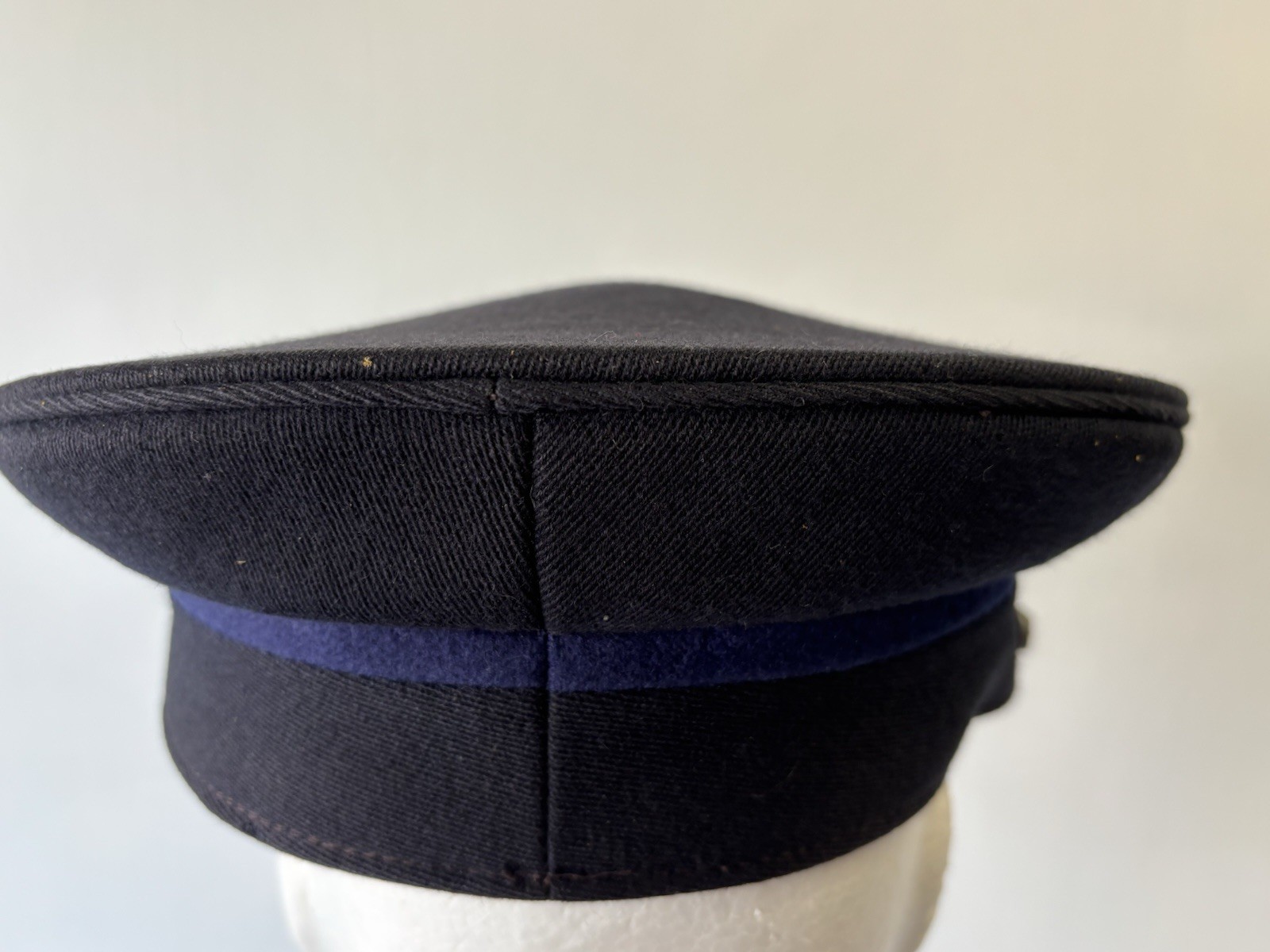 Belgian Air Force Officers Blue Wool Visor Hat