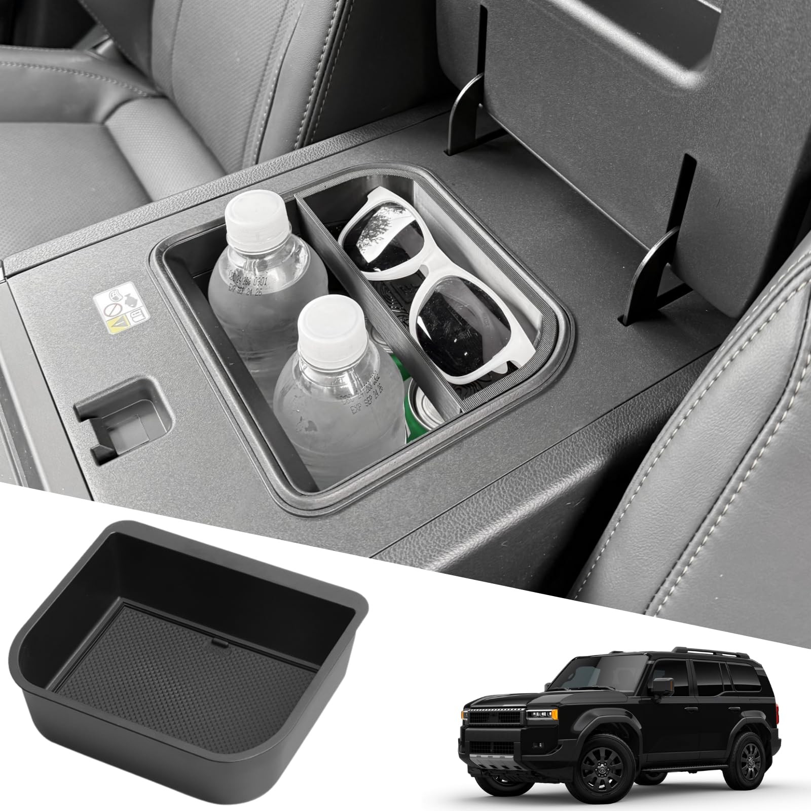 Center Console Organizer Cool Tray for 2026 2025 2024 Toyota Land Cruiser Pra...