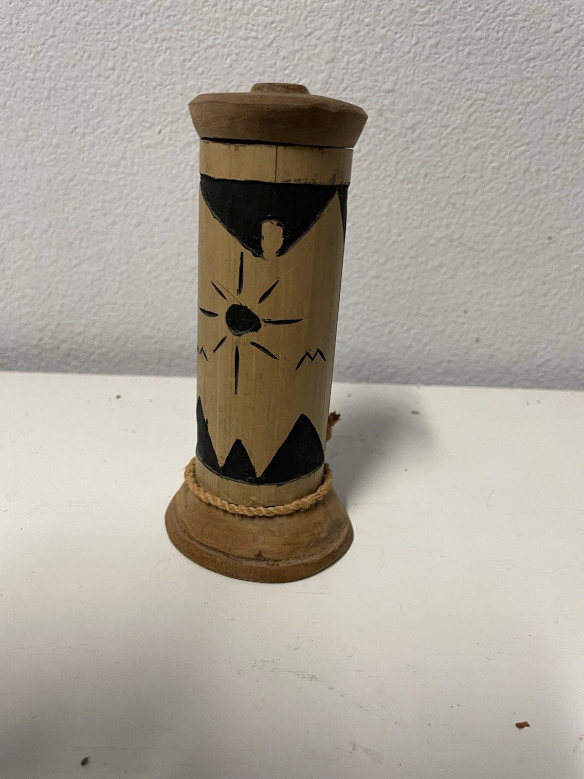 Handmade bamboo rainstick
