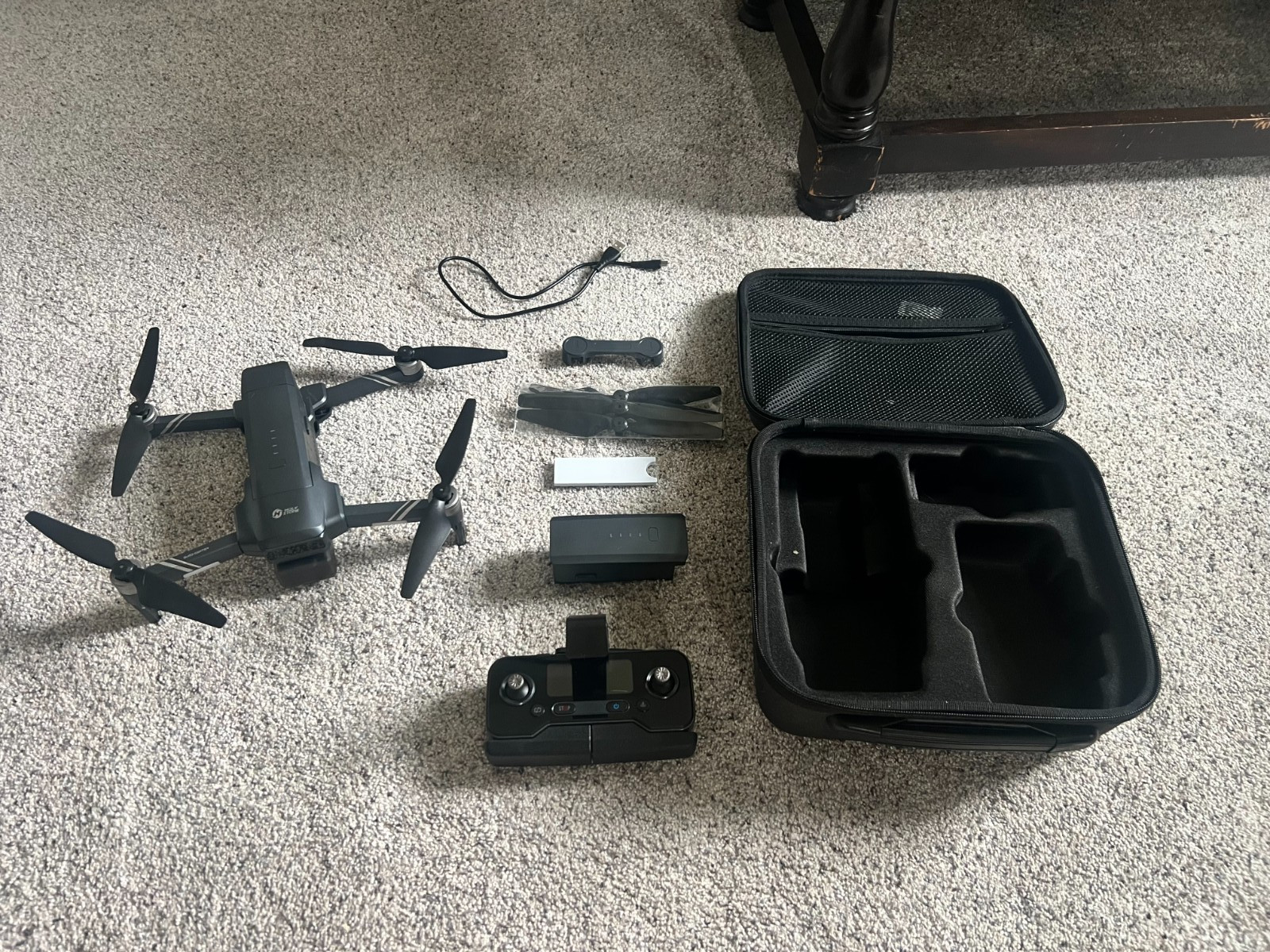 Holy Stone HS600 2-Axis Gimbal Drone with EIS Camera - Black