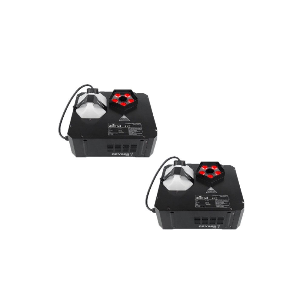 Set of 2 CHAUVET DJ Geyser P5 Fog Machines