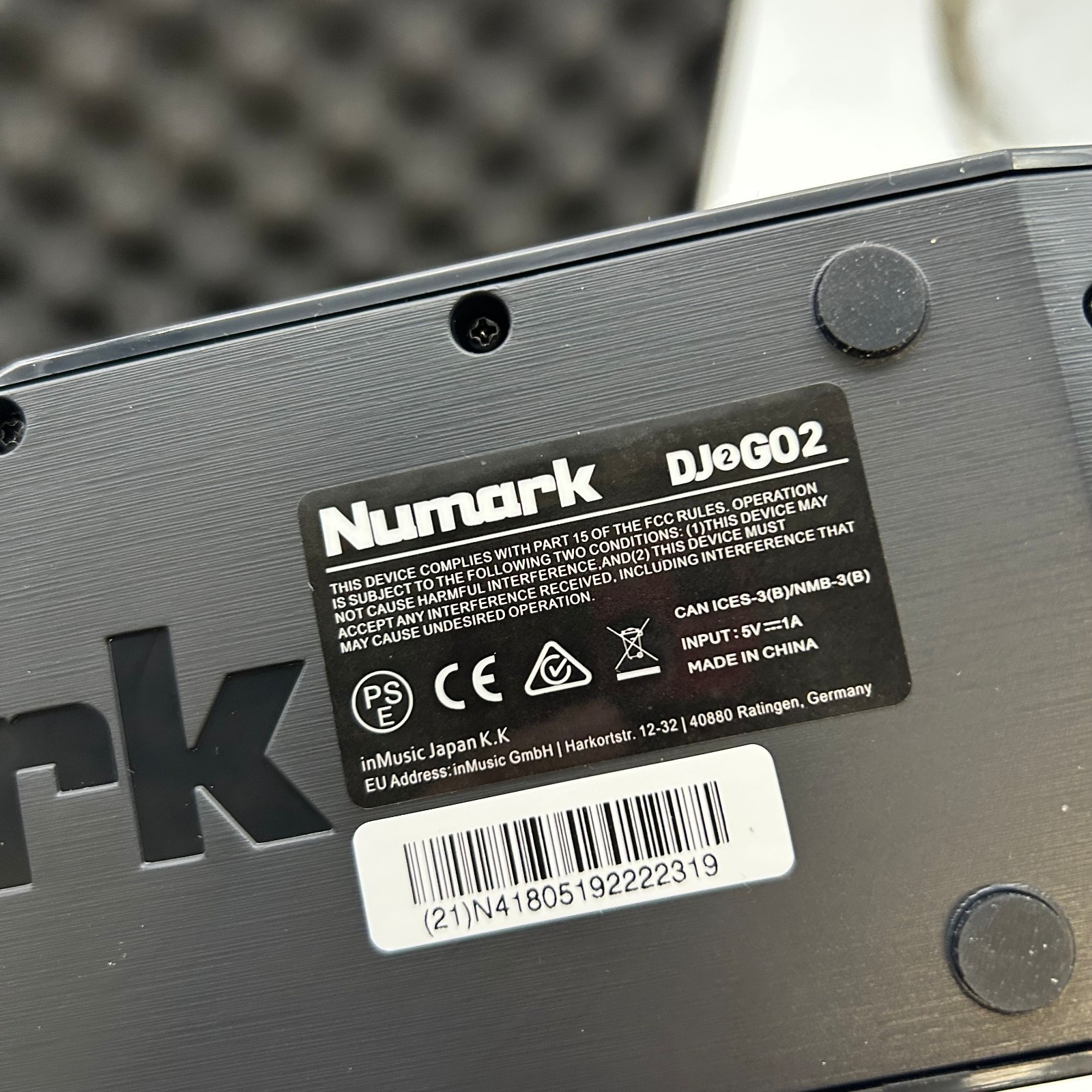 Numark DJ2GO2 2-Channel Pocket Audio Interface DJ Controller with Hard Case