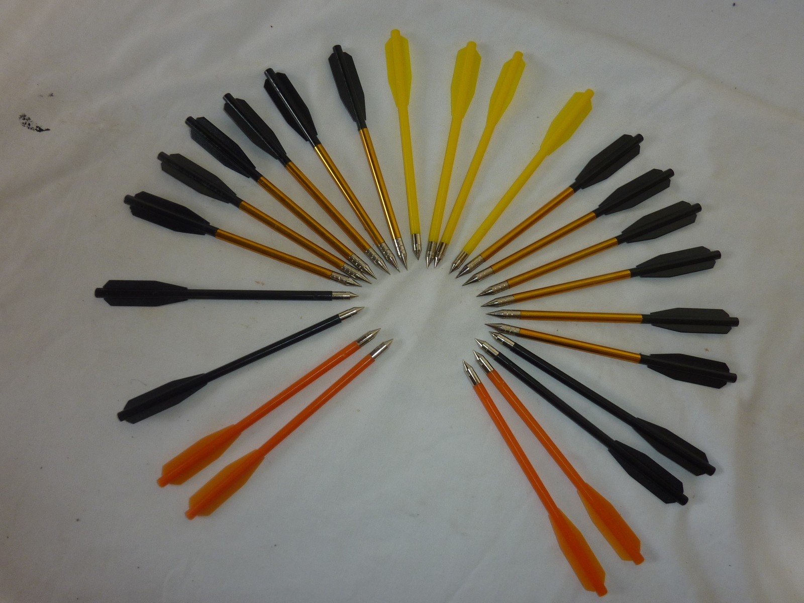 6" Bolts For WT MANTIS Multifunctional Repeating Pistol Crossbow, 24 bolts