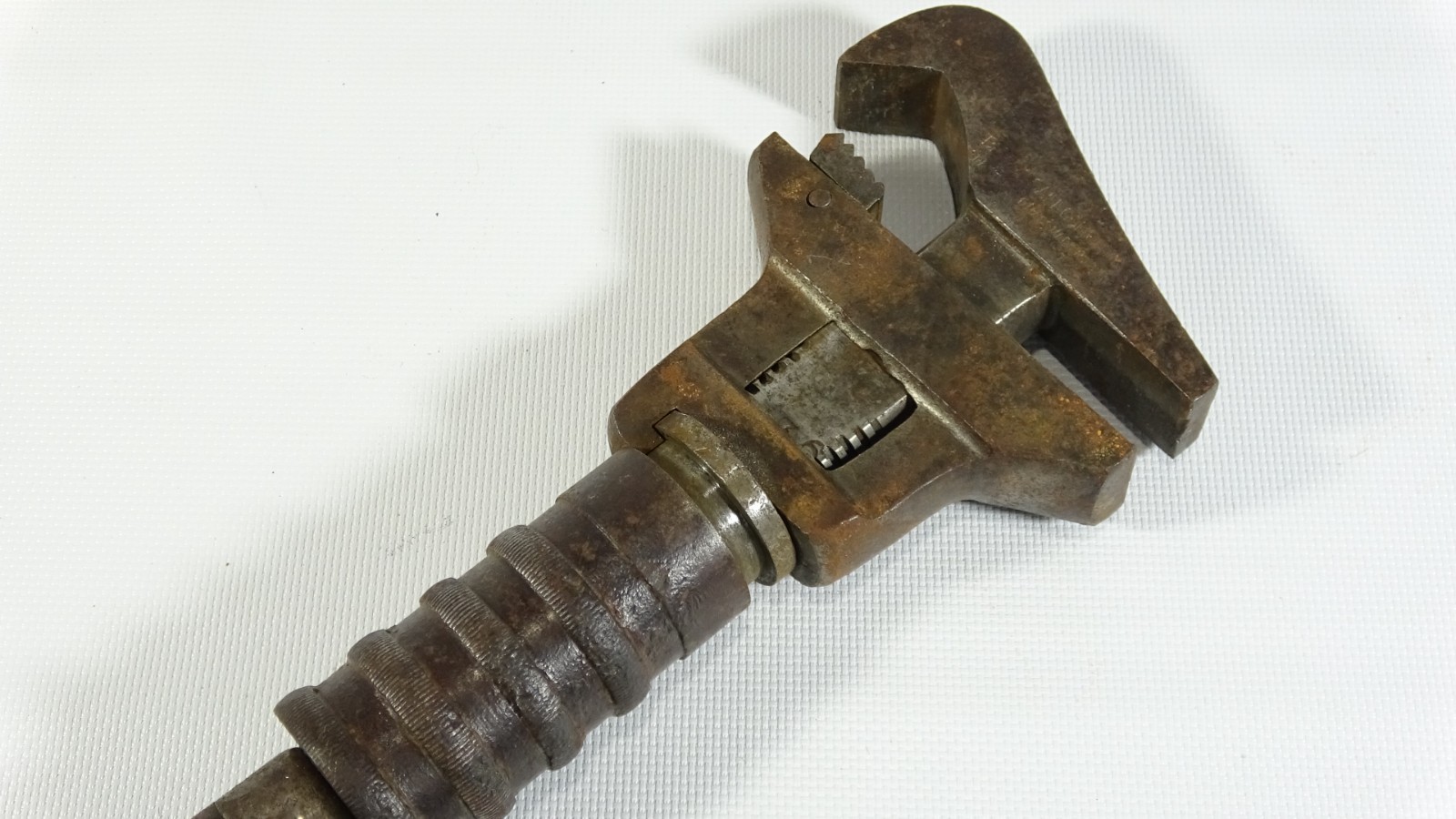 Vintage Bemis & Call Co. B&C Springfield 12" Railroad Monkey Pipe Wrench