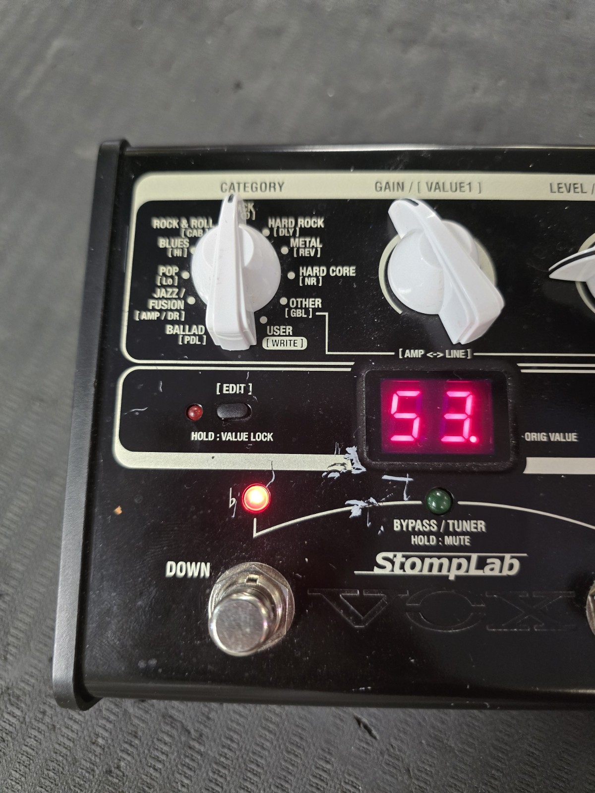 Vox StompLab IG 1G Modeling Guitar Effects Pedal SL1G