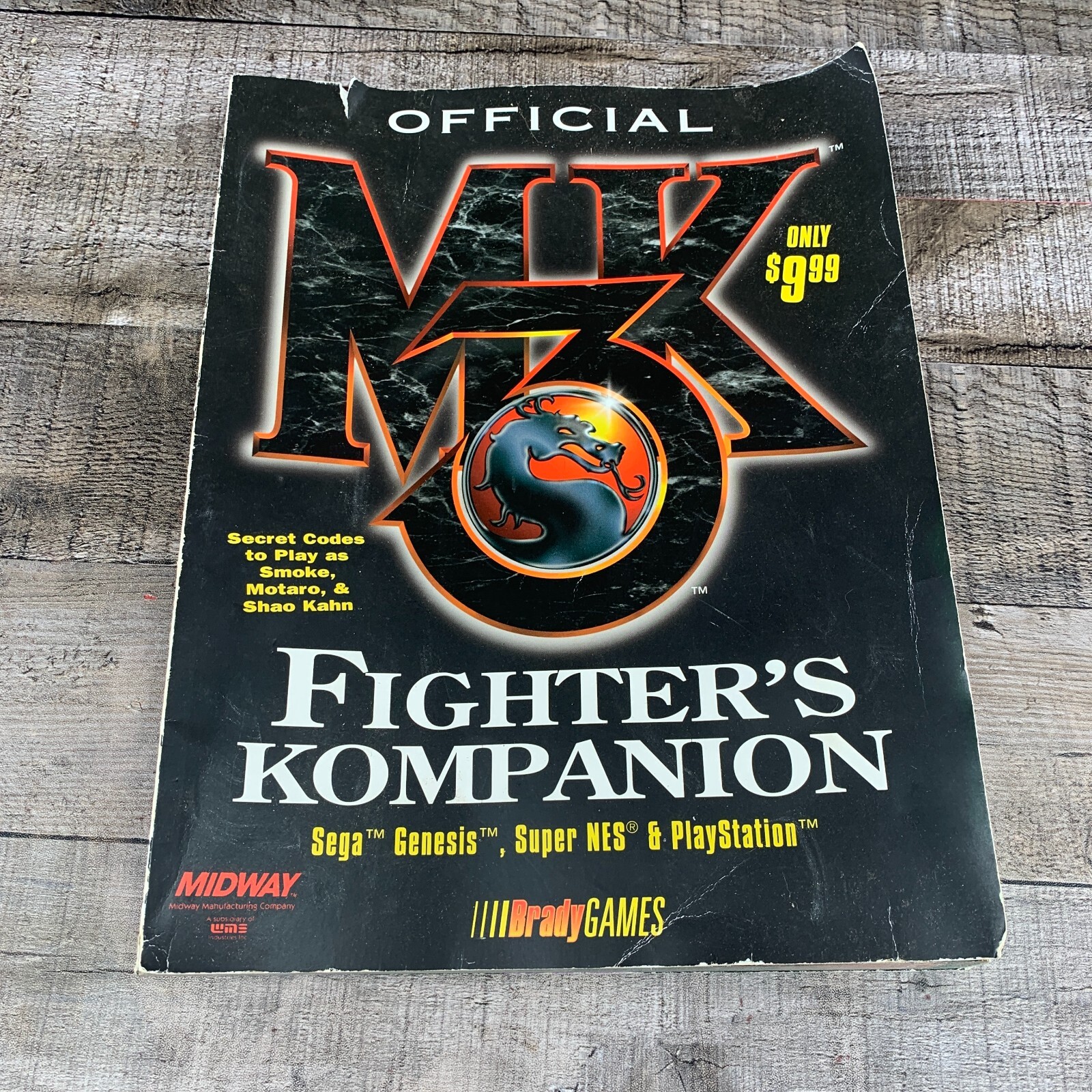 Official MK3 Fighters Kompanion Book Magazine