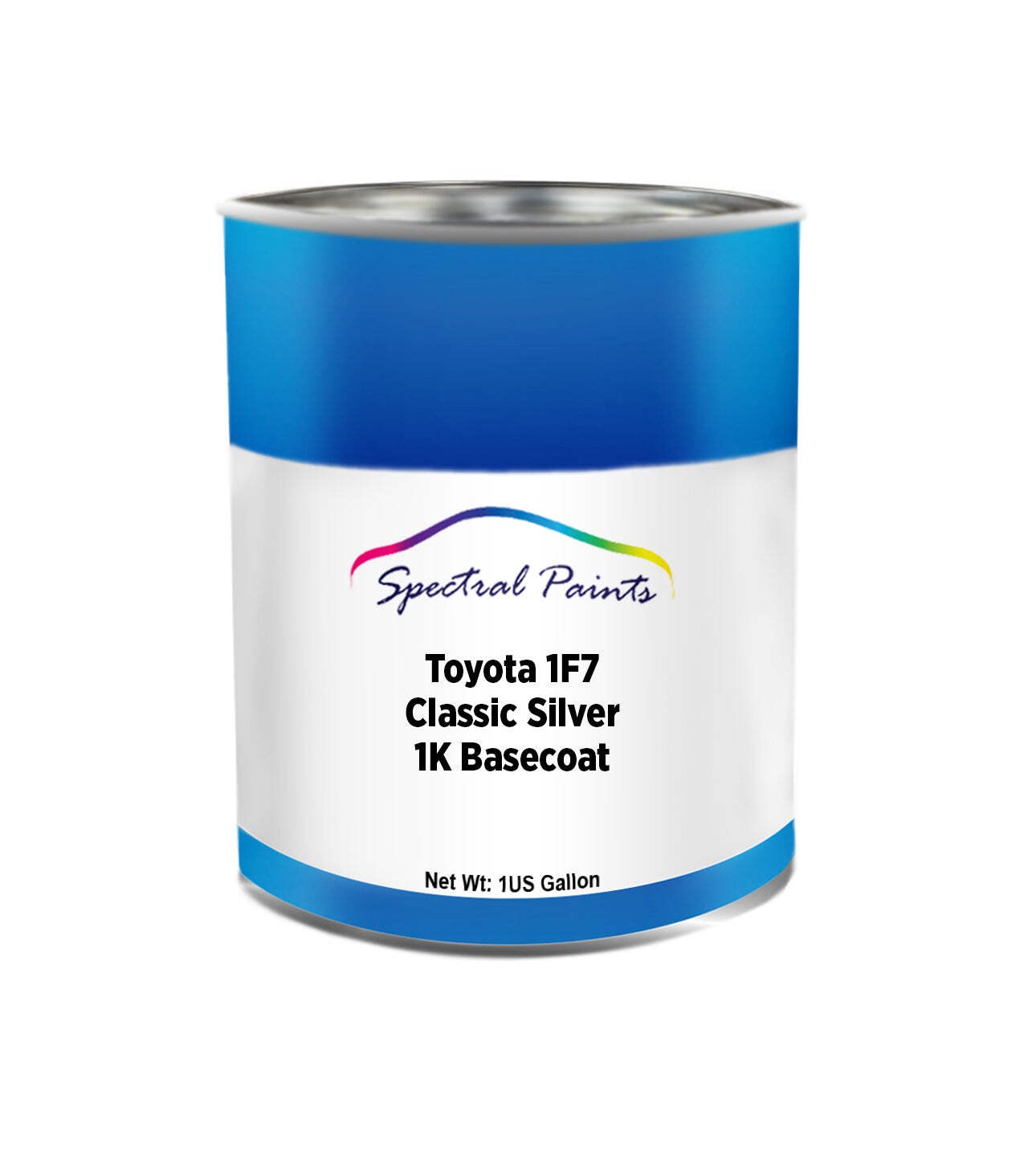 For Toyota 1F7 Classic Silver Metallic Paint