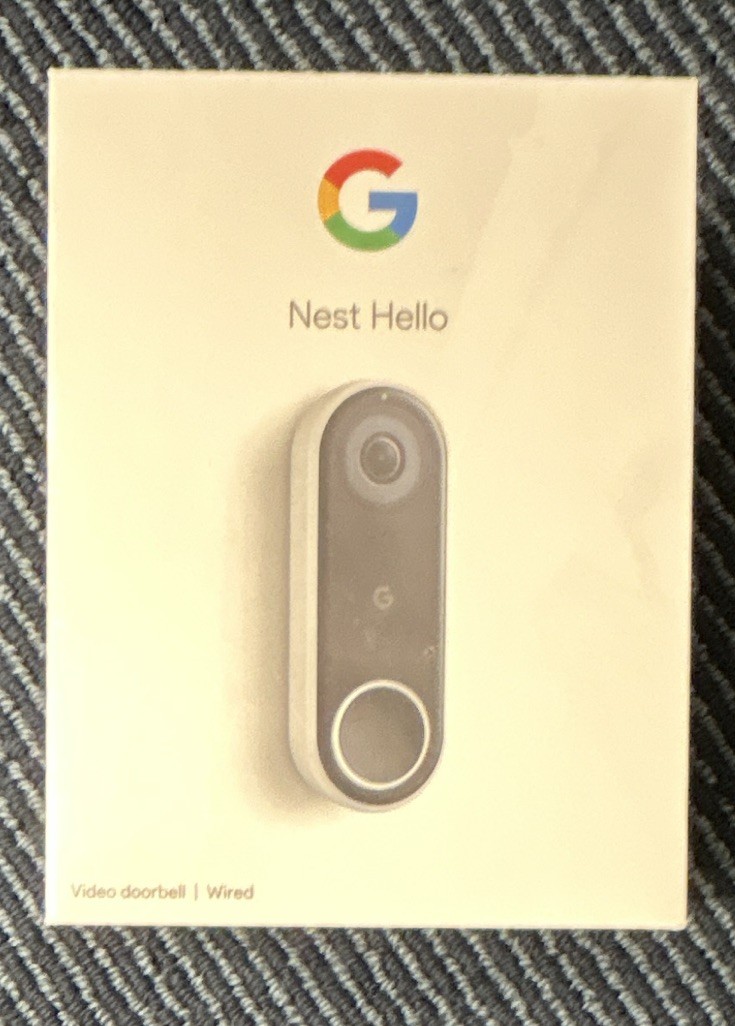 Google Nest Hello Video Doorbell Wired Wi-Fi, Video Recording, Assistant