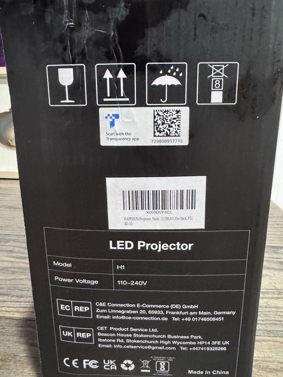 LED Projector model H1