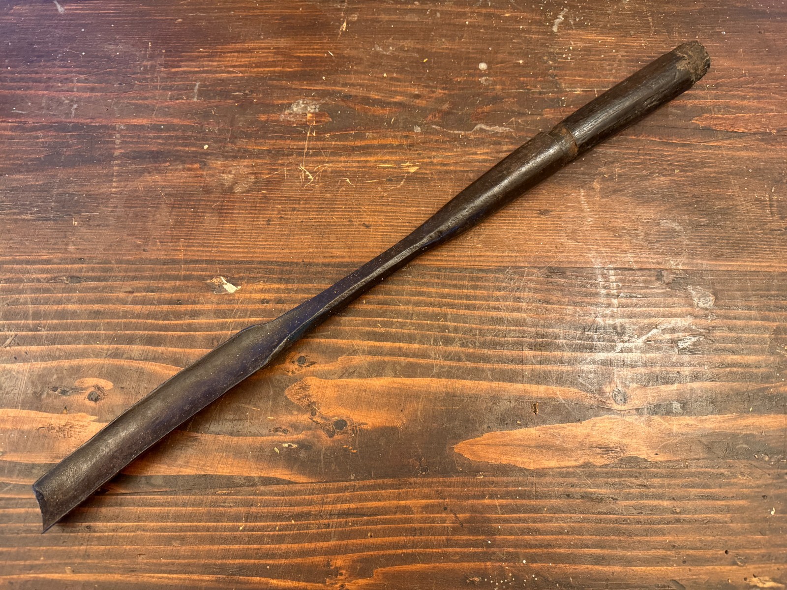 Wheelwrights Socket Gouge 35mm Very Rare British Woodwork Tool