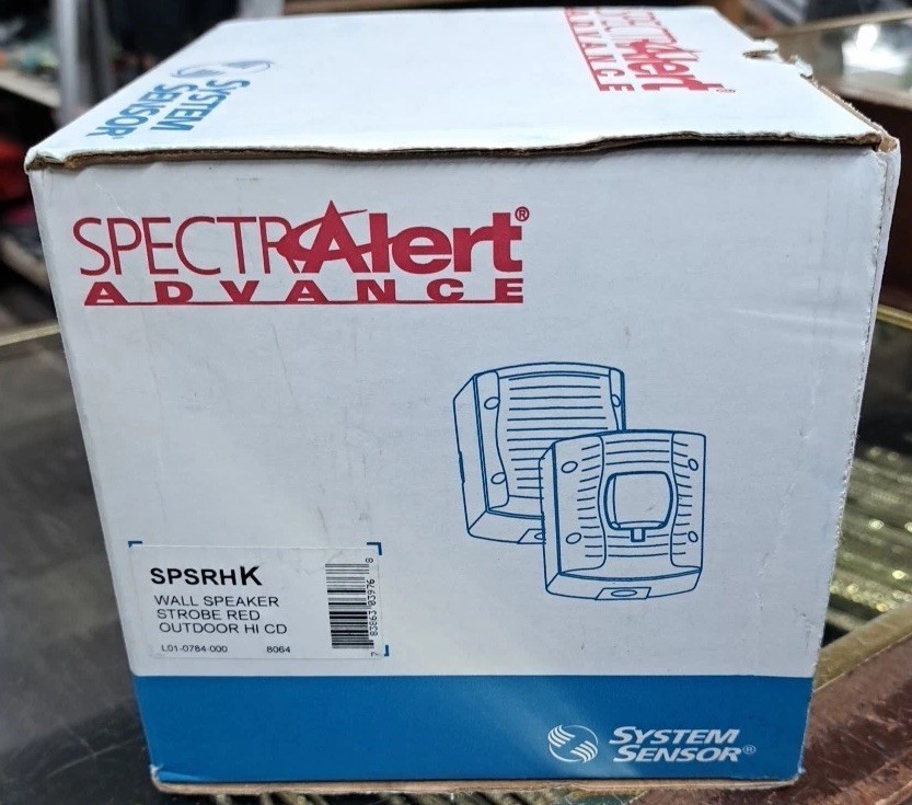 System Sensor SPSRHK. Weatherproof Strobe (High Candela) - Red