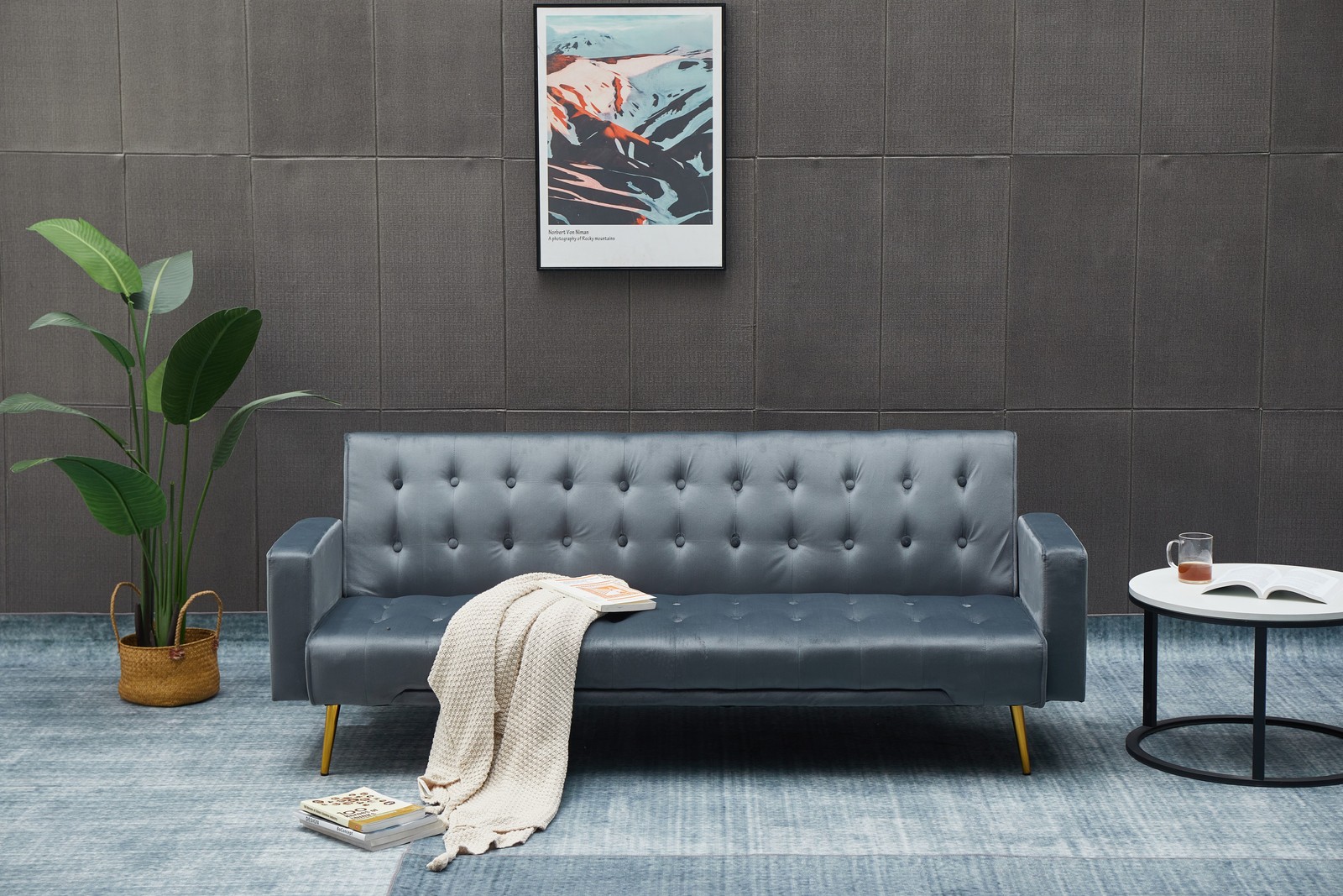 SOFA BED - DARKGREY