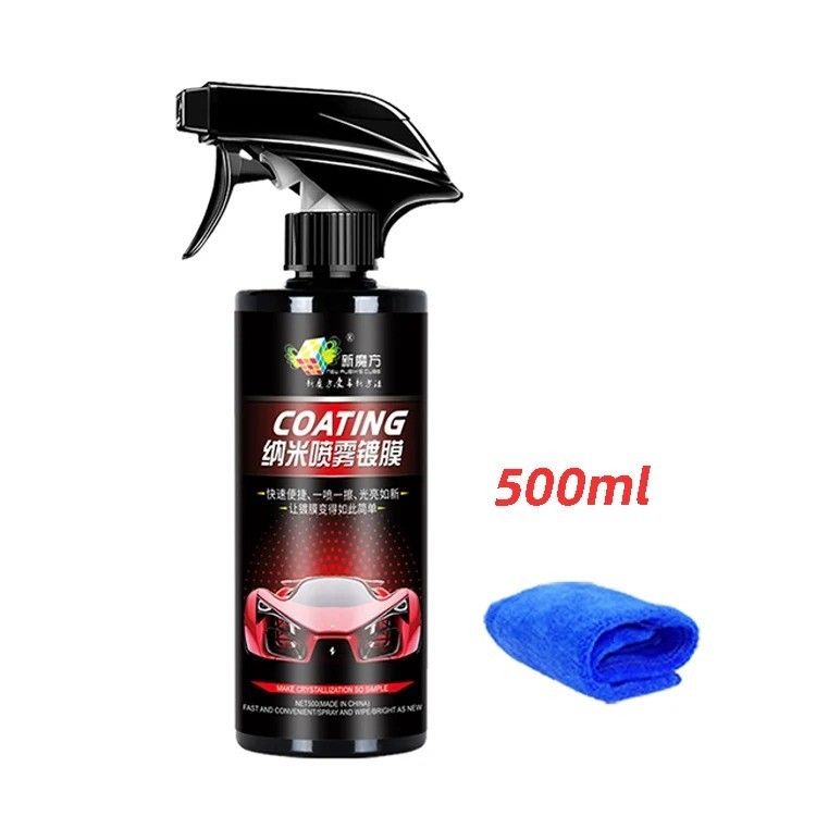 Car Nano Paint Coating Agent 500ml Nano Spray Cars Shine Liquid Long-Lasting Wax