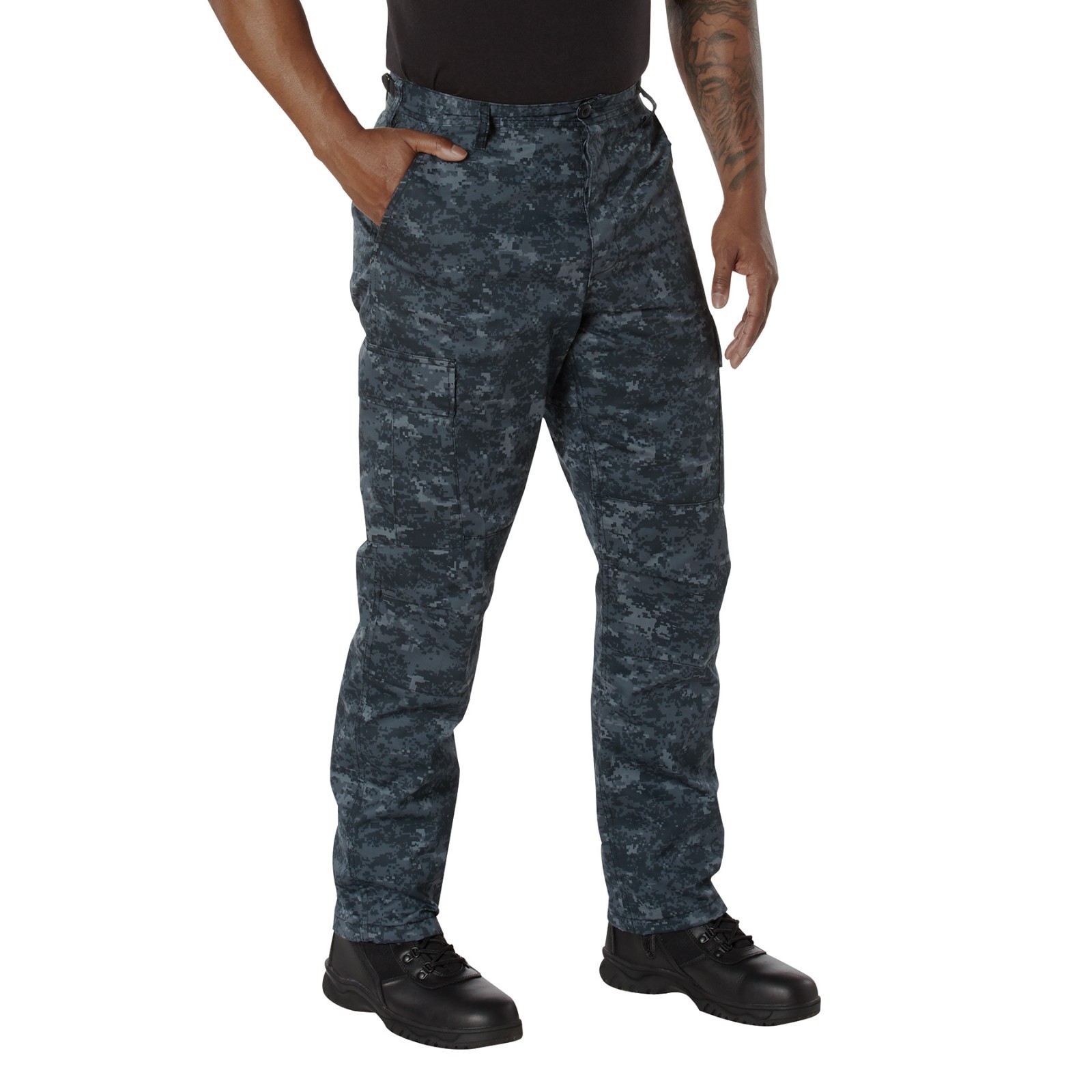 Rothco Digital Camo Tactical BDU Pants | Midnight Digital Camo | Medium | 99660