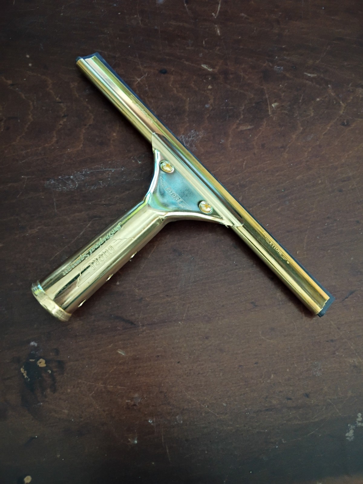 Ettore 10" Profresional Series Brass Squeegee