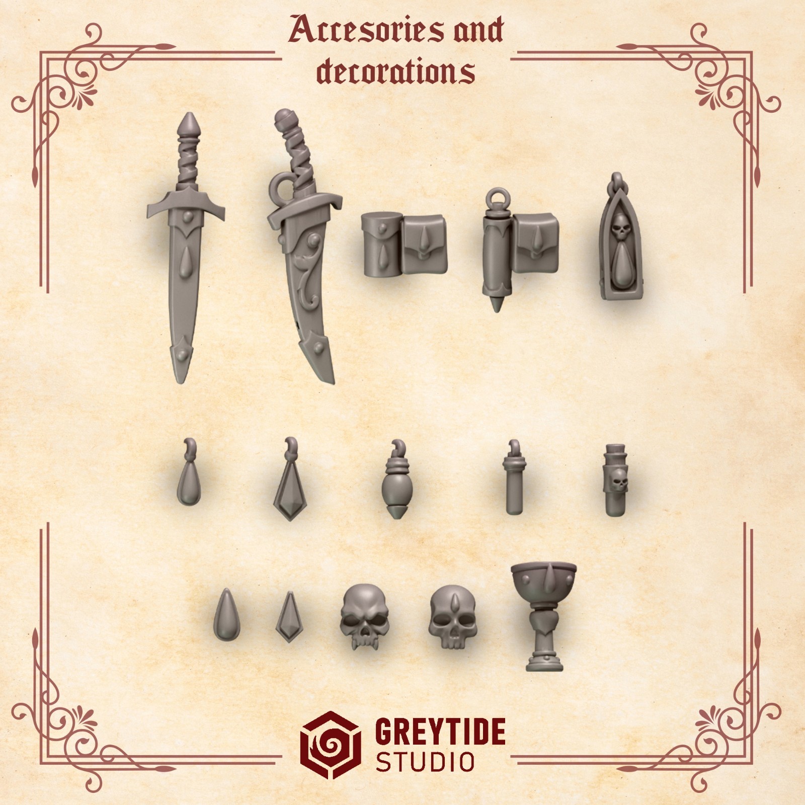 Crimson Lords - Marine Decoration upgrade kits