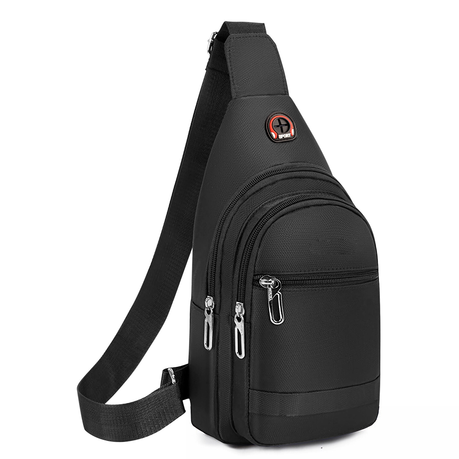 Men Women Sports Sling Bag Chest Fanny Packs Cross Body Travel Shoulder Backpack