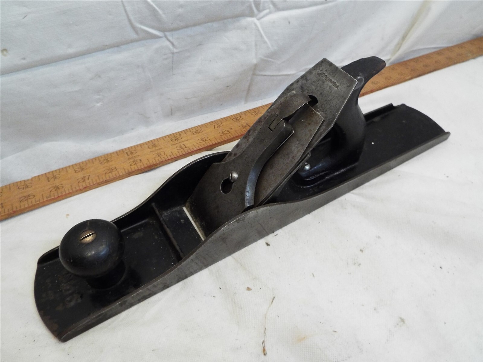 Vintage Columbia Rare no. 6 Smoothing Fore Plane Woodworking Wood Tool