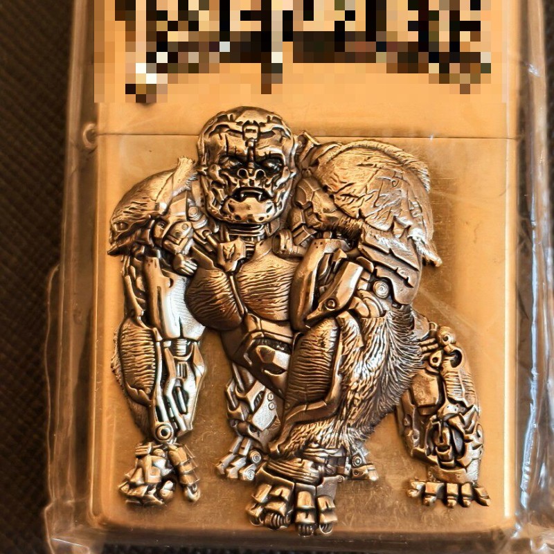 New Gorilla Brass Sticker DIY Kerosene Lighter Decoration 1 Piece