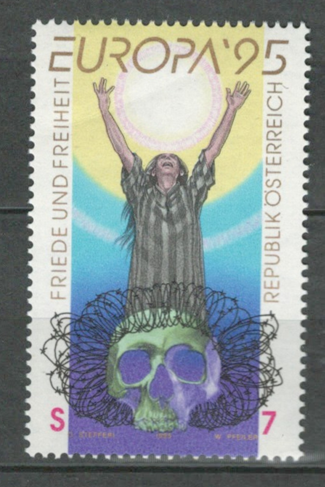 AUSTRIA  EUROPE PEACE & LIBERTY MNH STAMP LOT (PEA 513)