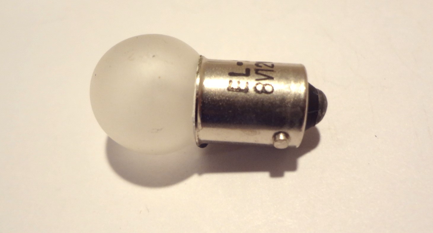 UNITRON BULB EL-2 LOT OF ( 4 ea) 8 VOLT 12 WATT MINATURE FROSTED *NEW*