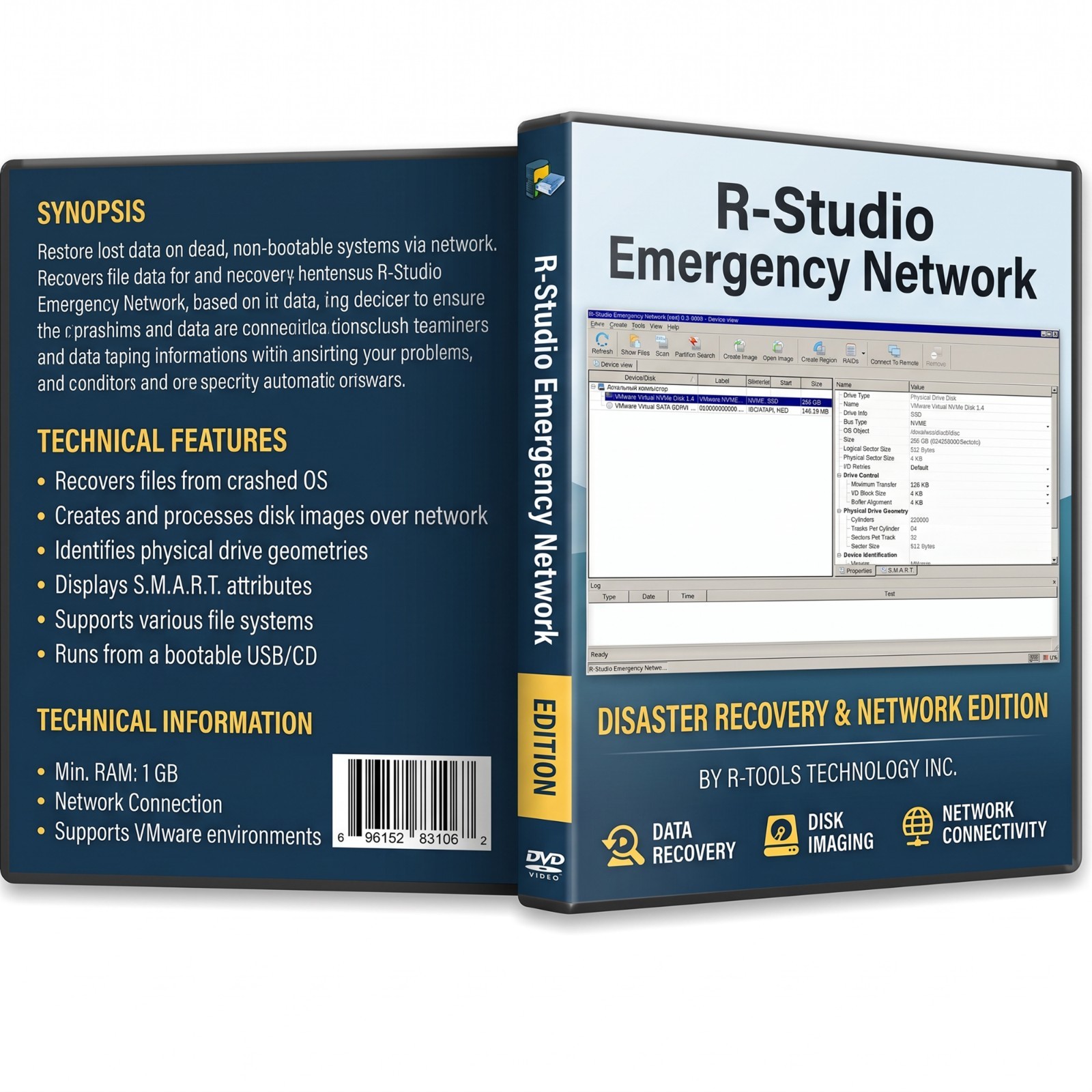 R-Studio Emergency Network Bootable DVD/USB