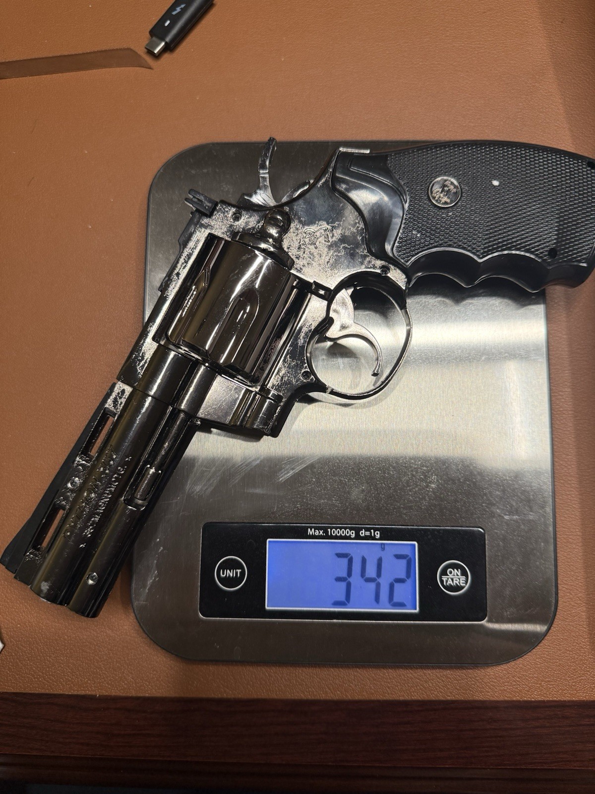 Colt Python 357 Gun Pistol Jet Torch Lighter 1:1 Scale Full Metal Quality Rare