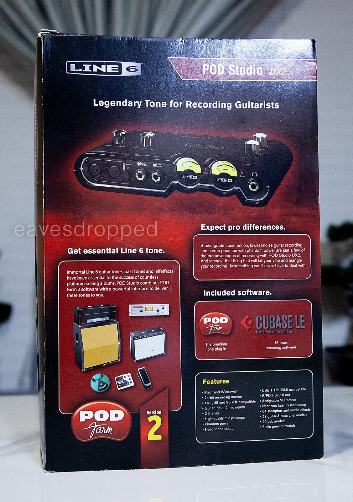 LINE 6 POD Studio - UX2 - Digital Recording Interface (ver.2)