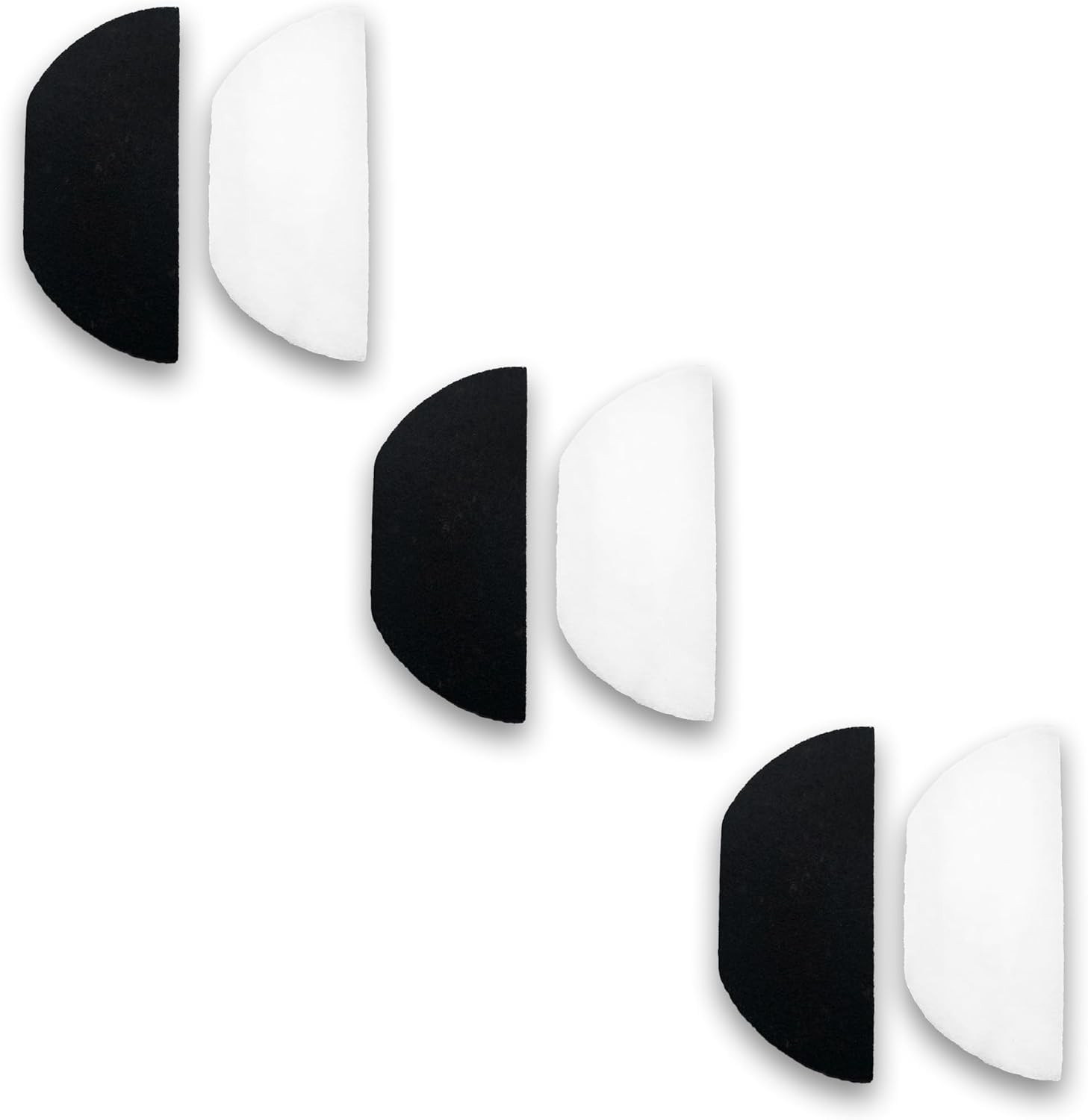 Replacement Charcoal and Grease Filter Compatible with Secura Deep Fryer, 3 Pack