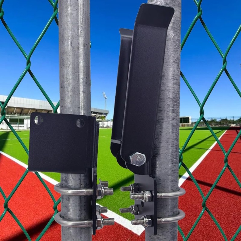 Secure Locking Gate 1.375in Round Pipe Frames Steel