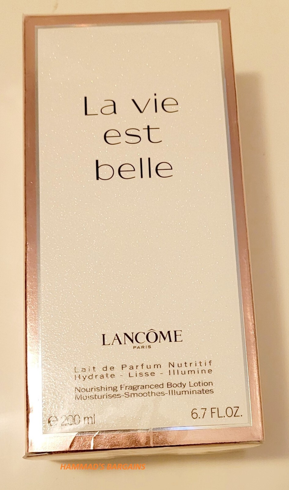 LA VIE EST BELLE BY LANCOME BODY LOTION 6.8 OZ / 200 ML FOR WOMEN (NIB) SEALED