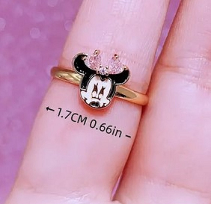 Mickey Minnie vintage toe ring/rings