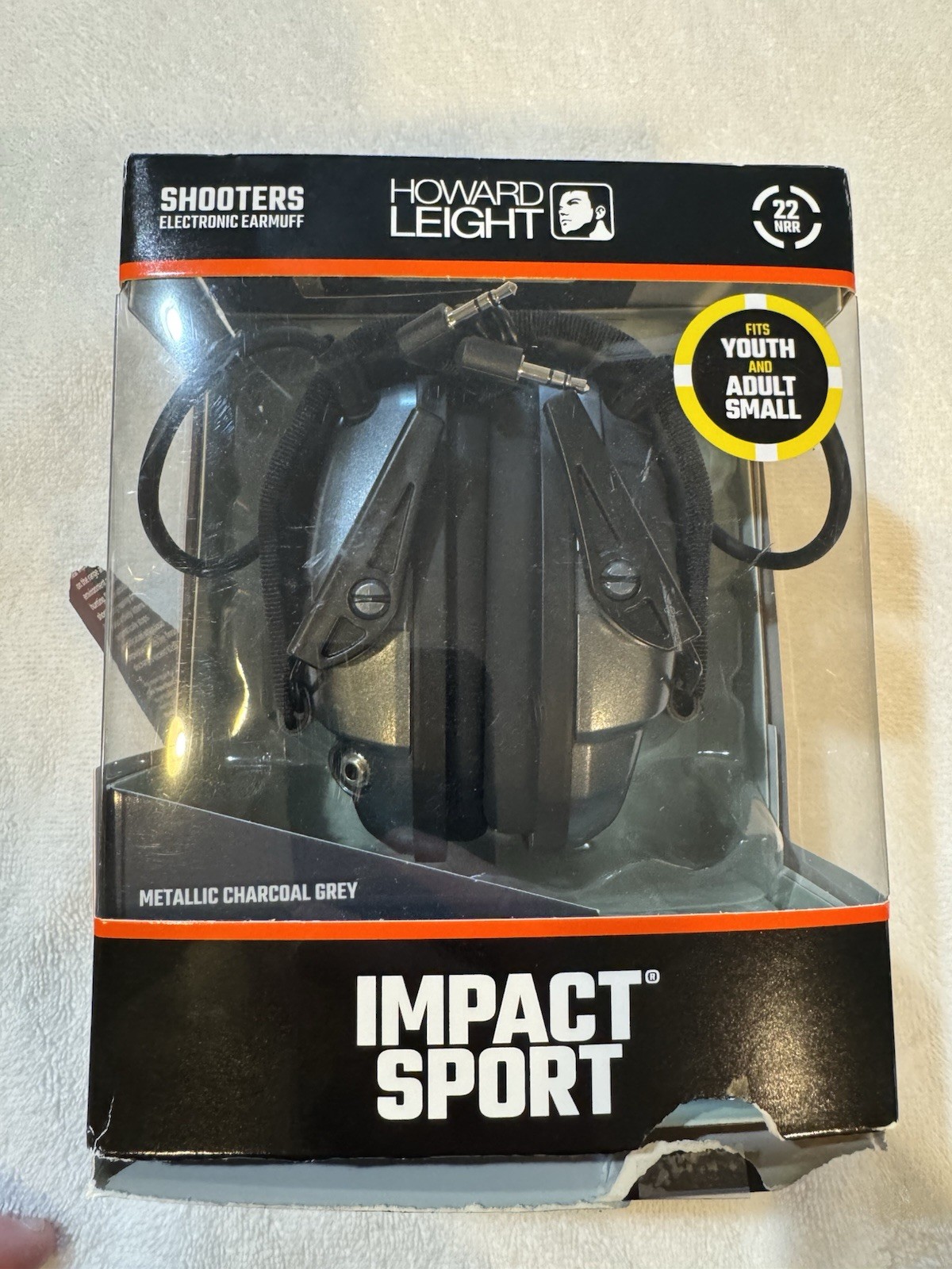 New  Howard Leight Impact   Electronic Earmuffs 22dB Fits youth and adult small