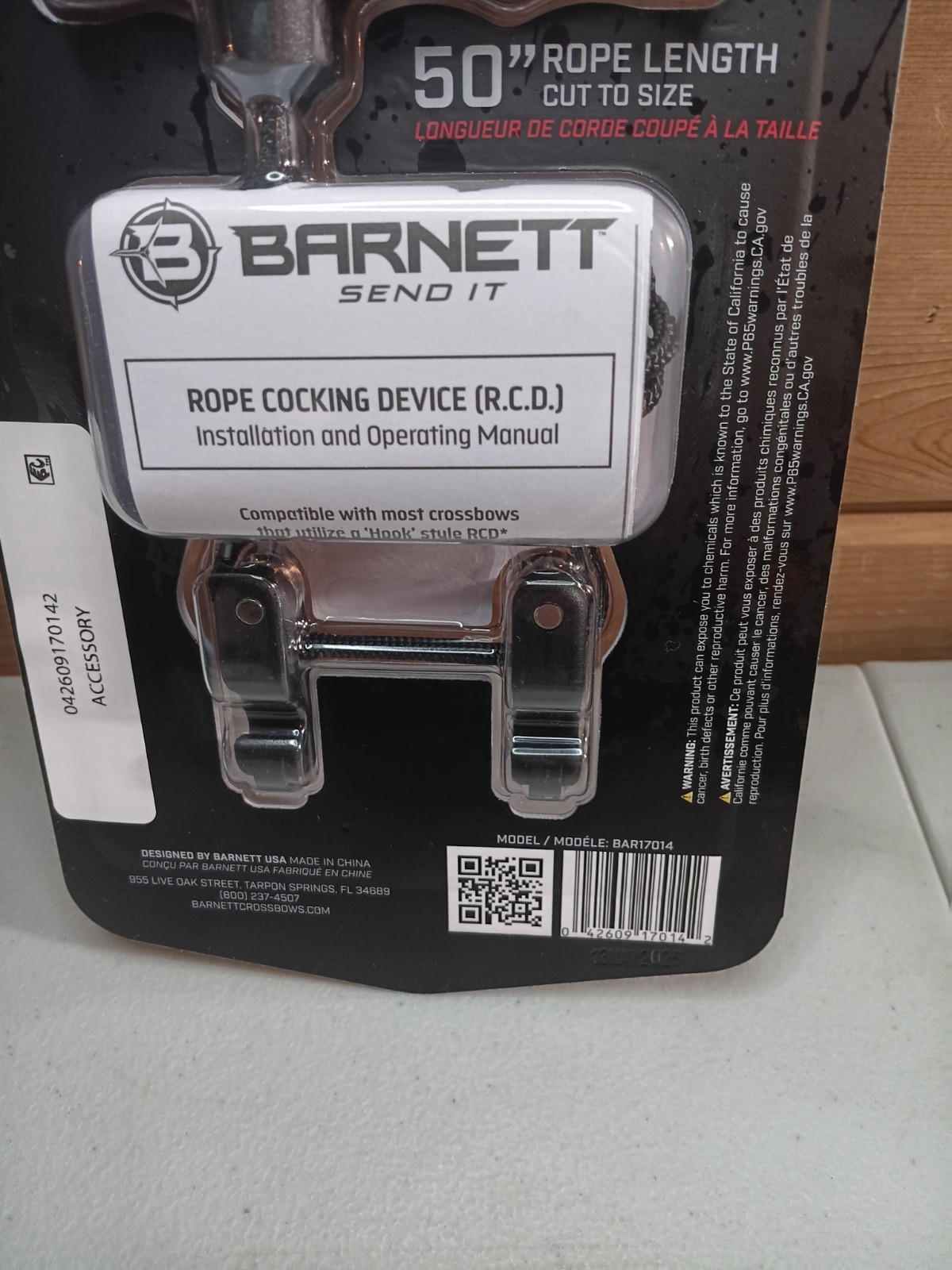 Barnett Rope Cocking Device For CrossBows. # 17014. New In Original Packaging.