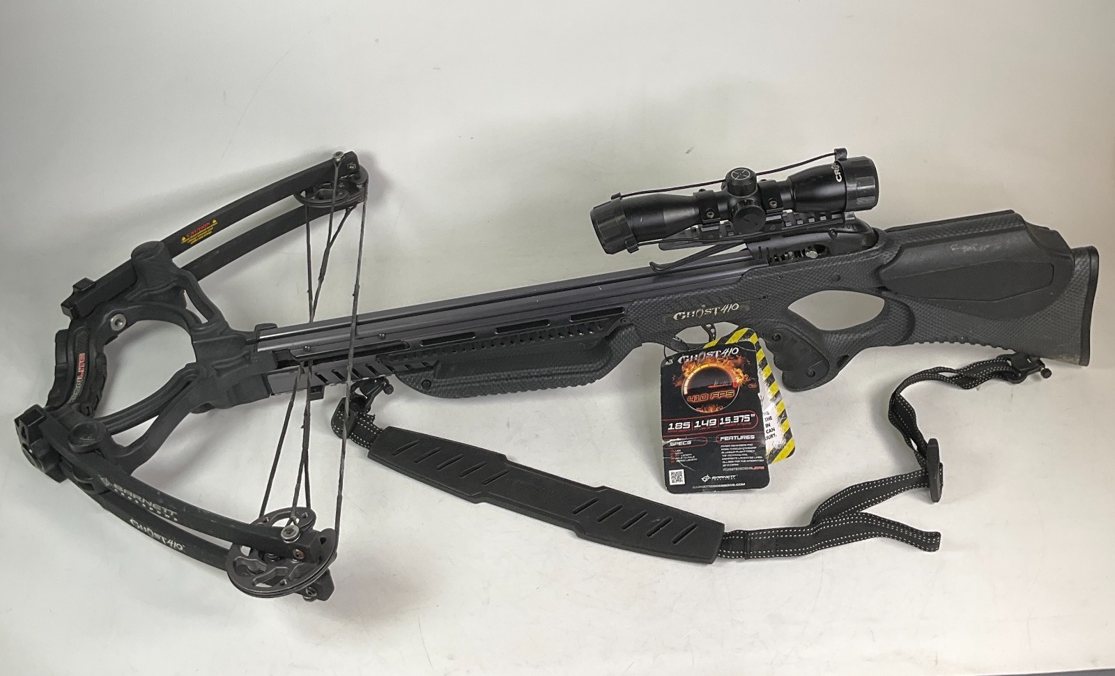 Barnett Ghost 410 Crossbow Carbonlite with Scope 410 FPS