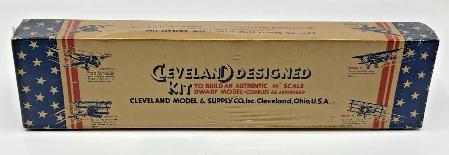 Vintage 1930 war time Cleveland Balsa model Comper "Swift" English lt Plane kit