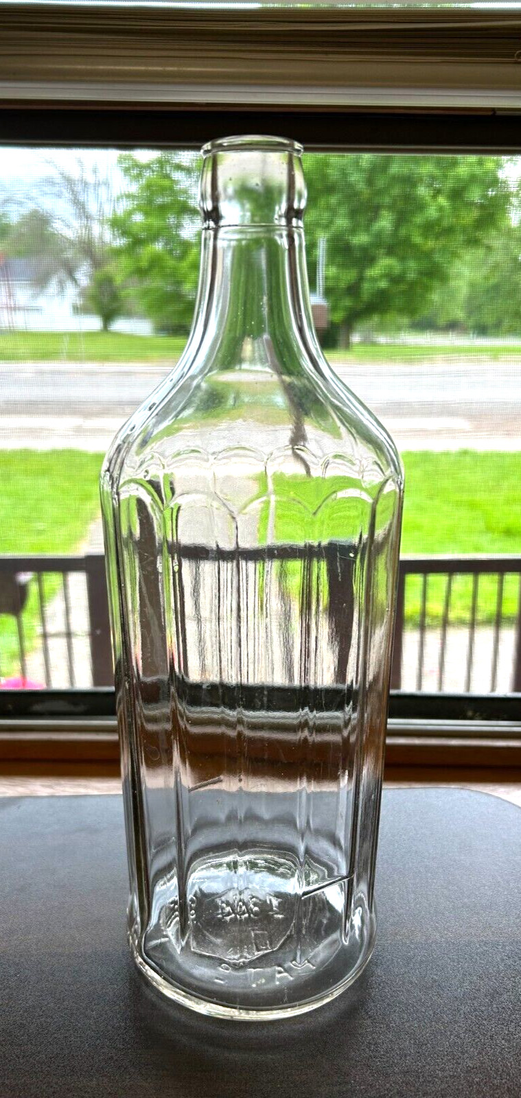 Vintage Large HJ Heinz Co Clear Glass #184 Bottle 12 3/4” tall
