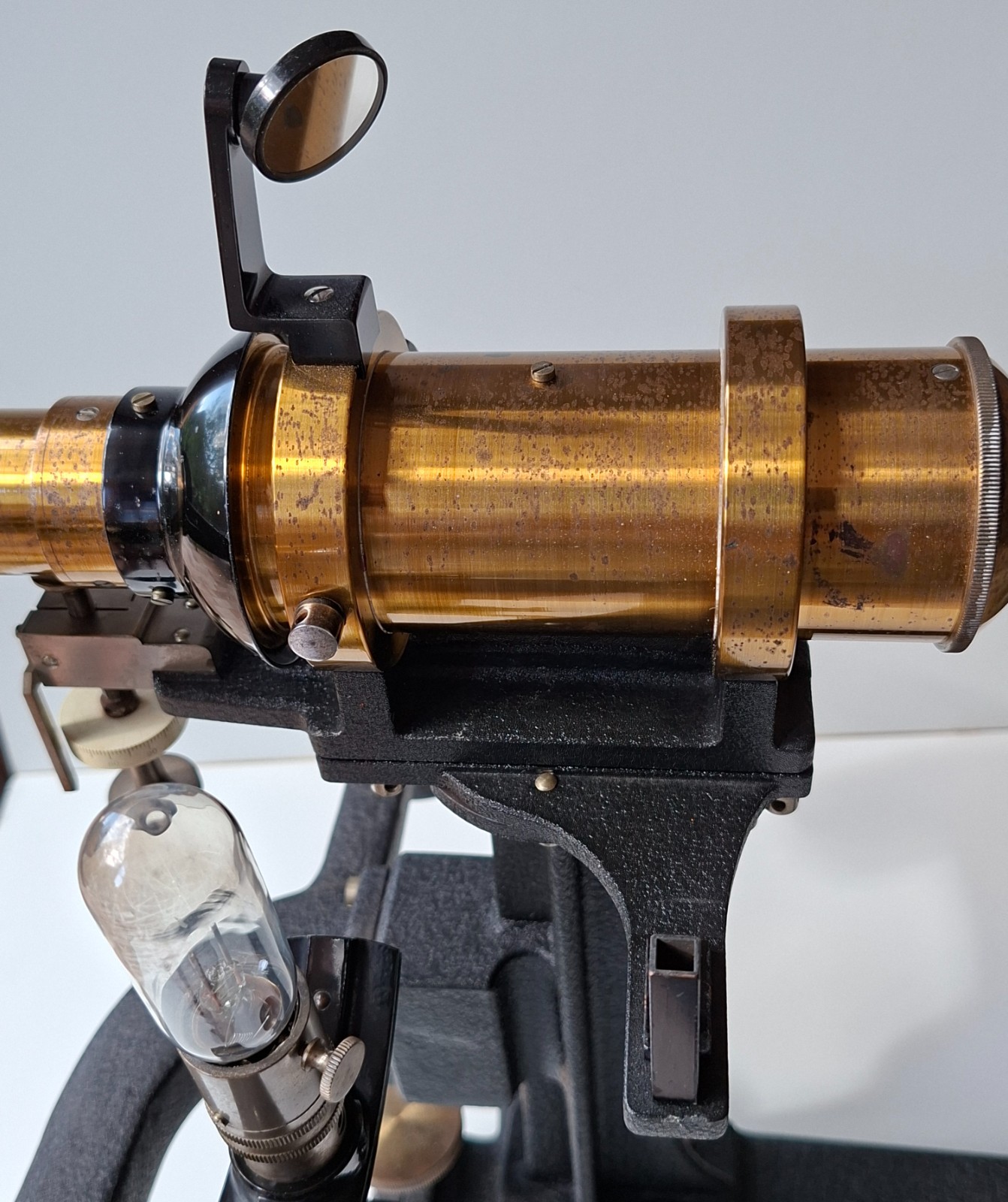 antique microscope / Optical Instrument – Spectrometer- Schmidt & Haensch