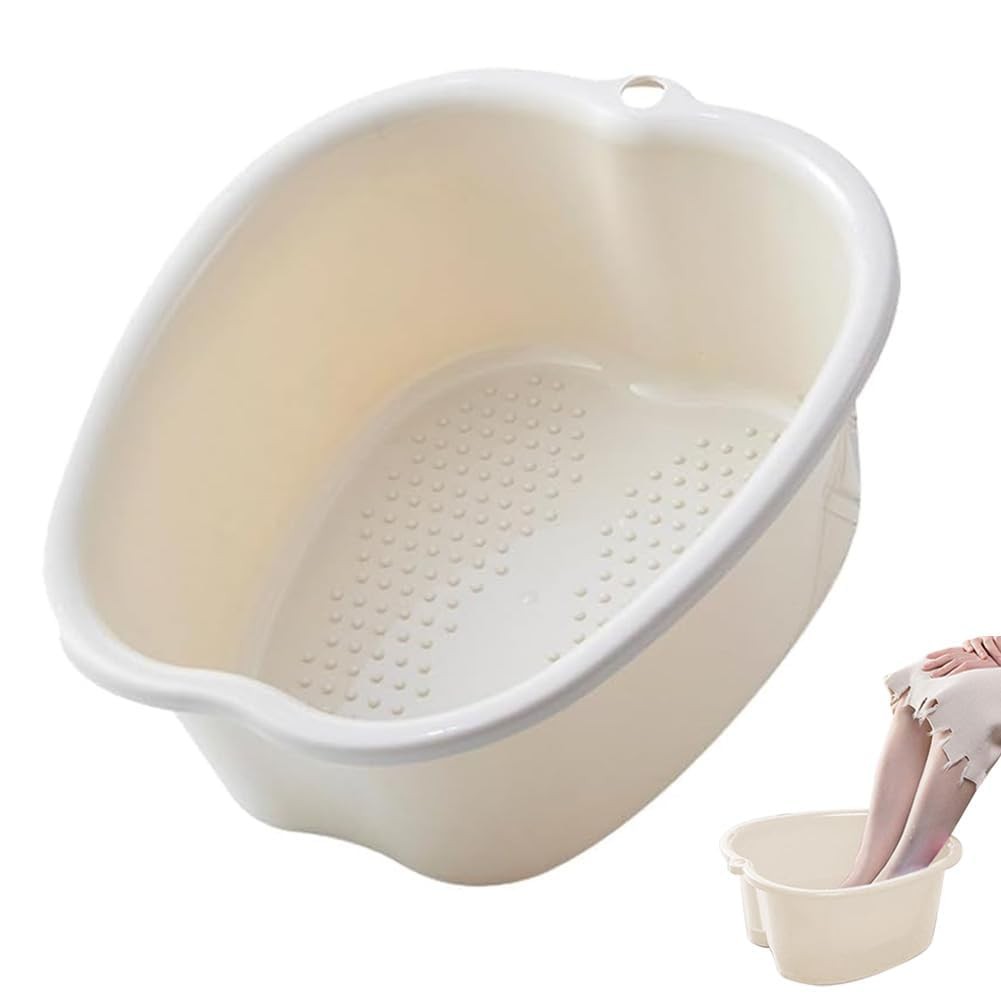 Foot Soaking Tub Large Size Foot Basin Sturdy Soaking Feet Bucket Massager Tub E