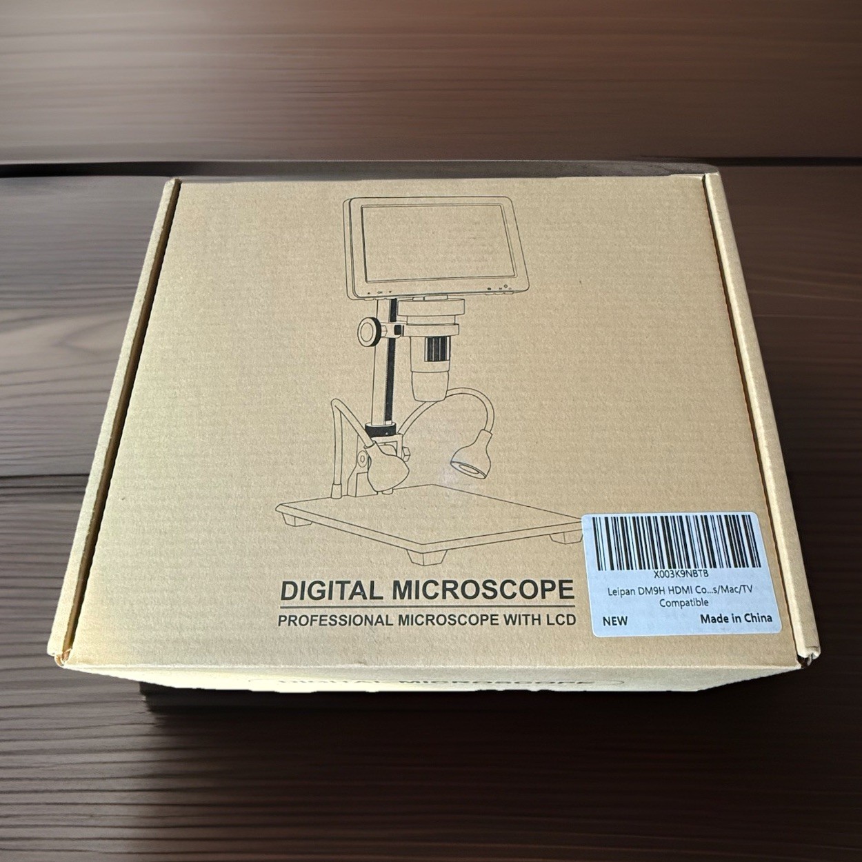 7" IPS Digital Microscope, 1200X Magnification for Coin View, PCB Circuit Repair