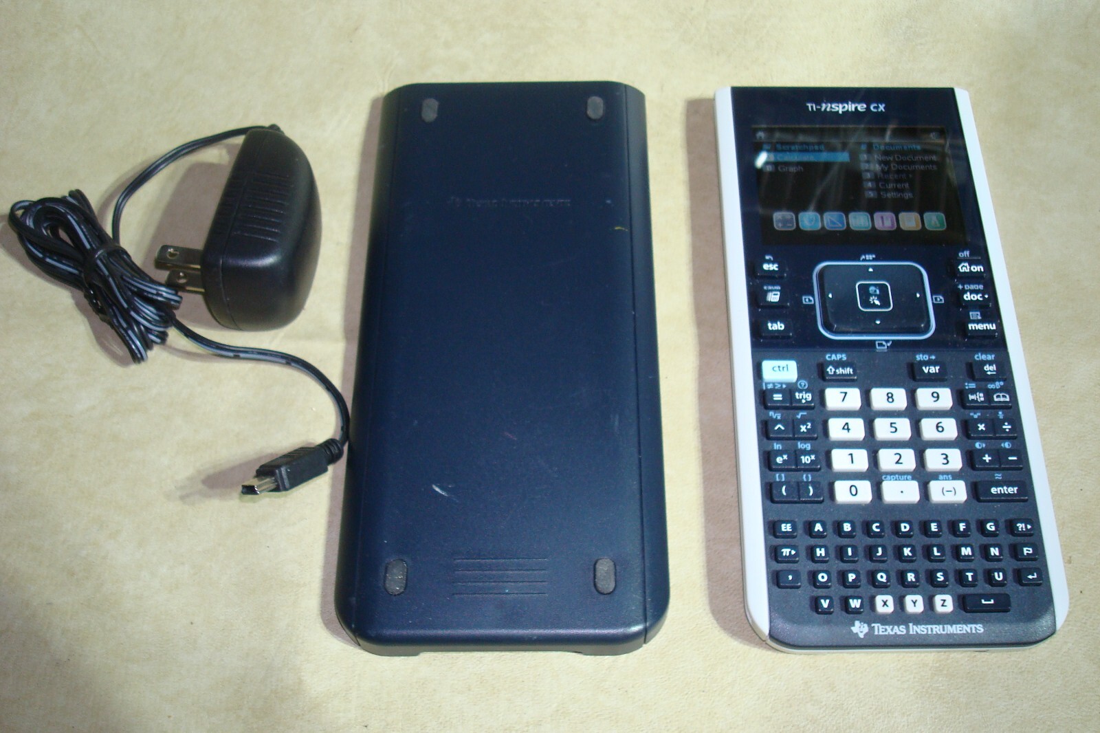 Texas Instruments TI Nspire CX Calculator With Charger & Slip Cover (Black) -#6