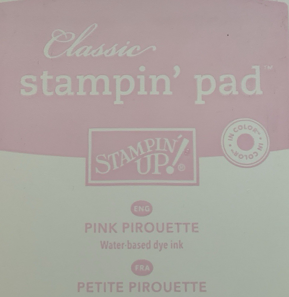 Stampin Up Ink Pad PINK PIROUETTE 2018 Retired Classic Design AS IS FLAWED