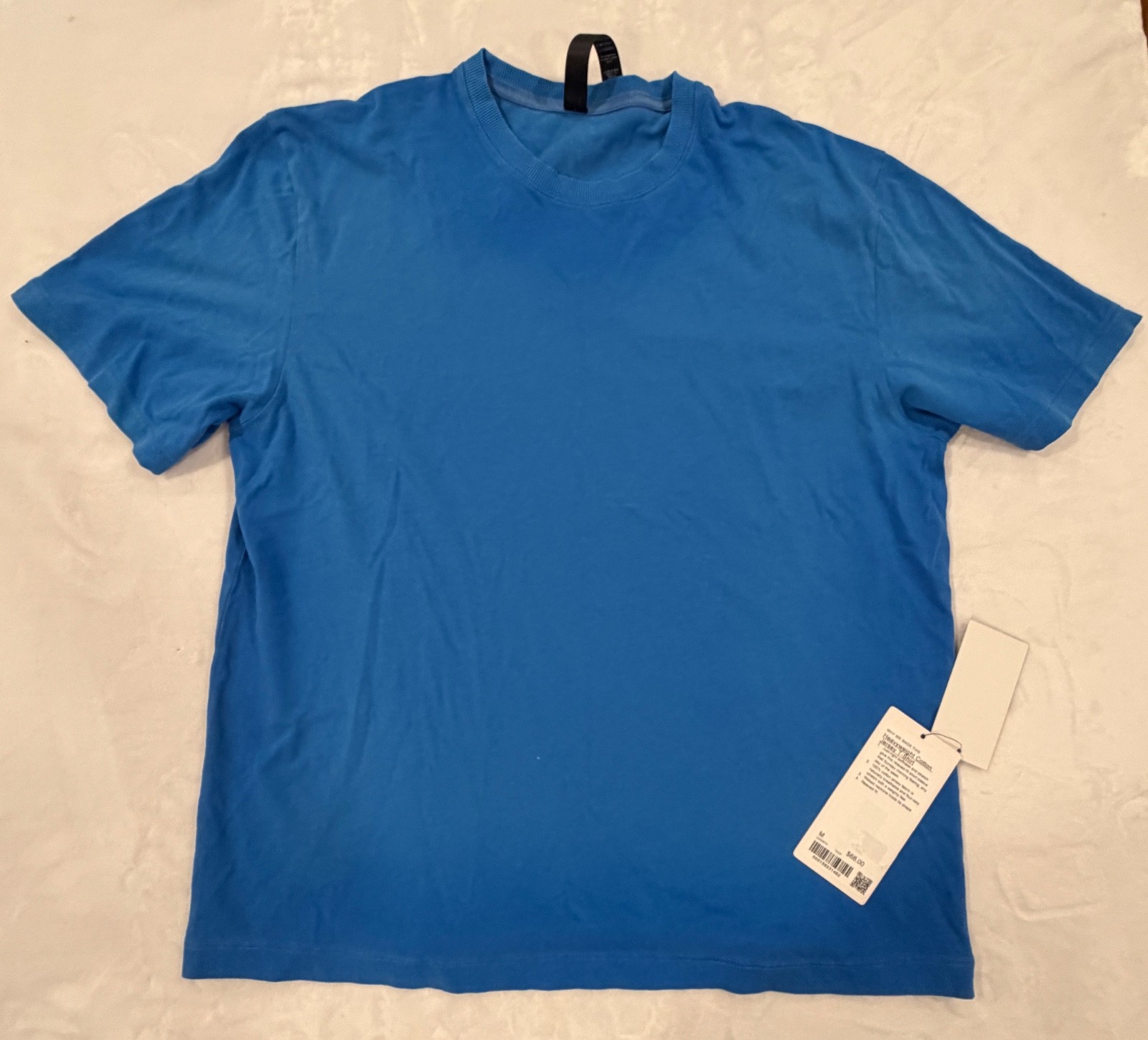 Lululemon Cotton Jersey T-Shirt FDAP  Size M Fade Dye Corn Flower Blue