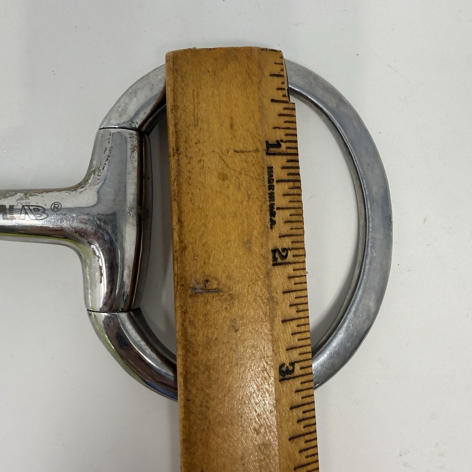 Partrade Jointed Thick Solid BRADOON EGGBUTT SNAFFLE 16MM 5.25” Stainless