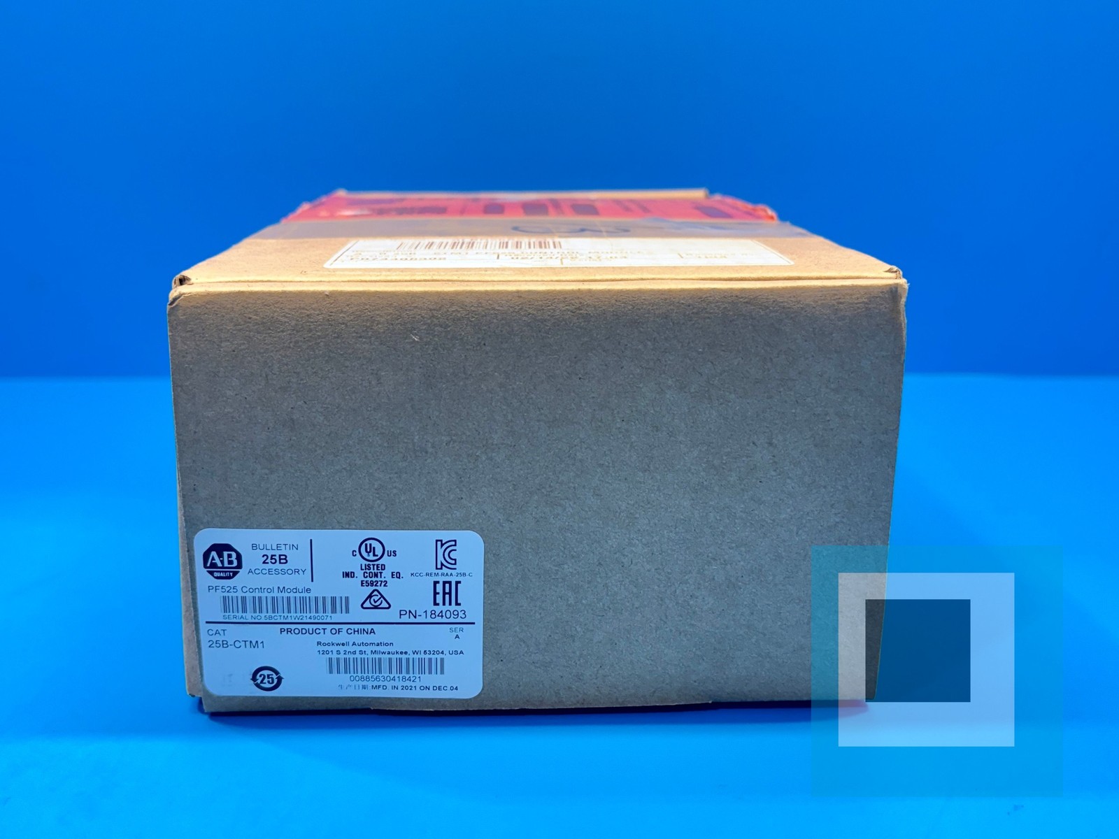 Allen-Bradley 25B-CTM1 Series A PowerFlex 525 Control Module for AC Drive - NEW