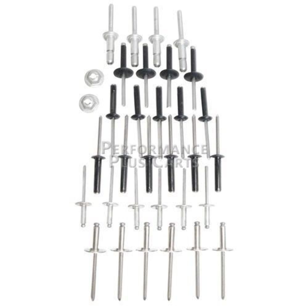E-Z-GO OEM Complete Golf Cart Body Rivet Kit for TXT Gas and Electric |1994 -up