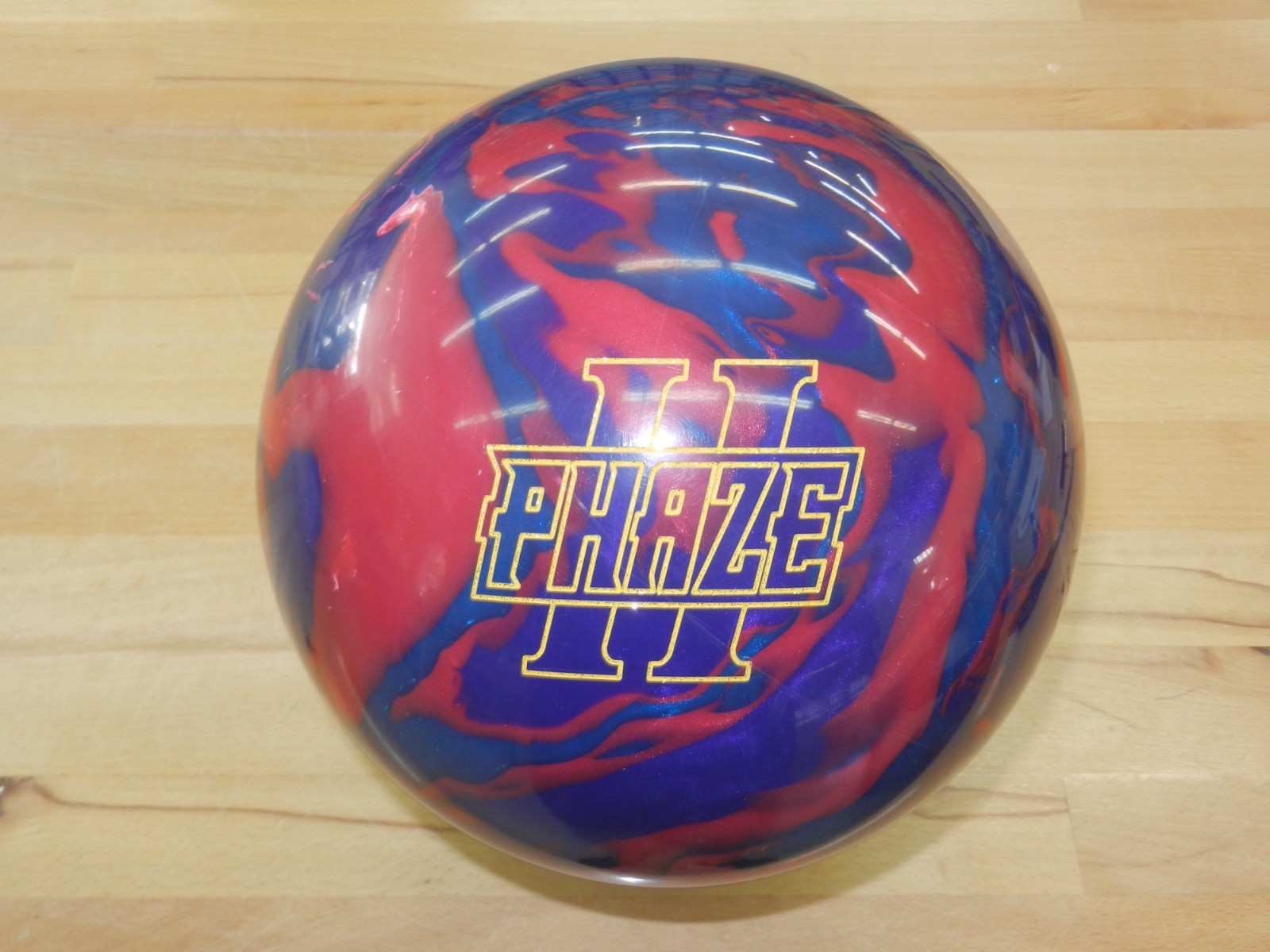 NIB 15# Storm Phaze II Pearl Bowling Ball w/Specs of 15.3/3.5-4" Pin/3.26oz TW