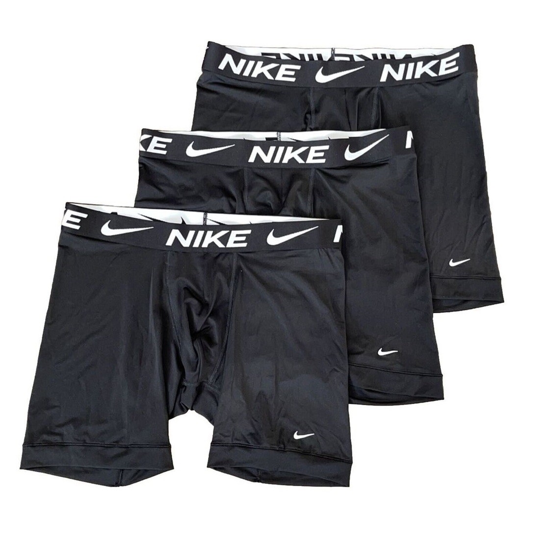 Nike Pro DRI-FIT 6" Compression Boxer Briefs Black Men's Large 3-PACK NWT