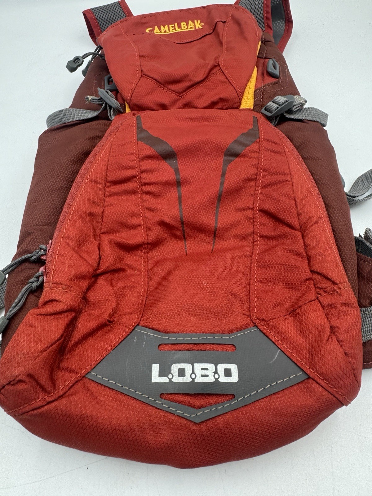 Camelbak Lobo 100 oz Hydration Backpack Hiking Red *No Bladder*