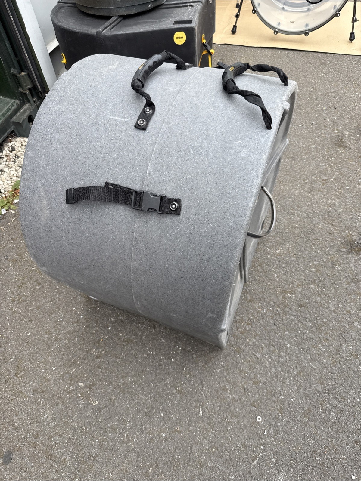 22” Hardcase Bass Drum Case. Wheels. Free P&P